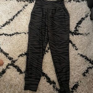 Zebra Print Workout Joggers